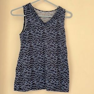 Loft blue and black tank